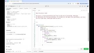 leetcode 1249  Minimum Remove to Make Valid Parentheses | stack