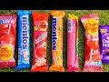 ASMR: Unboxing a Giant Mystery Box Full of Candy 🍬 chocolate rainbow lollipops Satisfying video#asmr