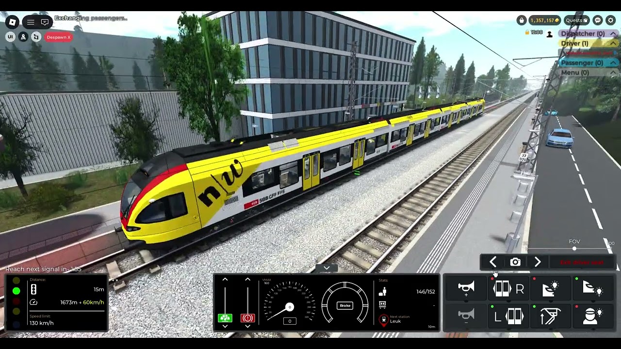 Roblox train sim NEW MAP   Sierre---Brig