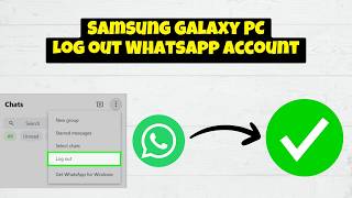 How to Log out Whatsapp Account 2026 (after update)