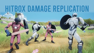 Unreal Engine 5 - Melee Combat - Hitbox Based Damage Multiplayer Replication - Action RPG #142