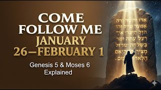 Come, Follow Me 2026: January 26 - February 1 Genesis 5; Moses 6 | "Teach These Things Freely" Profile