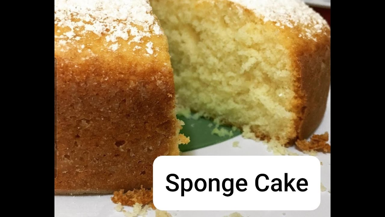Easy way how to bake Sponge Cake (using 5 ingredients only) YouTube