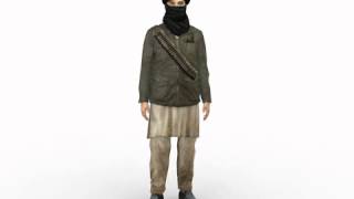 Middle East Rebel Male 3D Model By Rocketbox Libraries Idle
