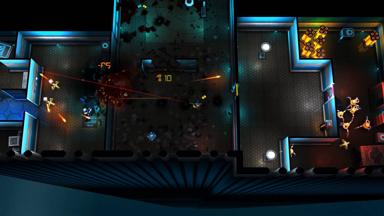 Neon Chrome - Top Down Shooter in True Native 4K @ 60fps