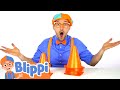 What is a Construction Cone? | Blippi Learns | Learn Colors and Science with Blippi!