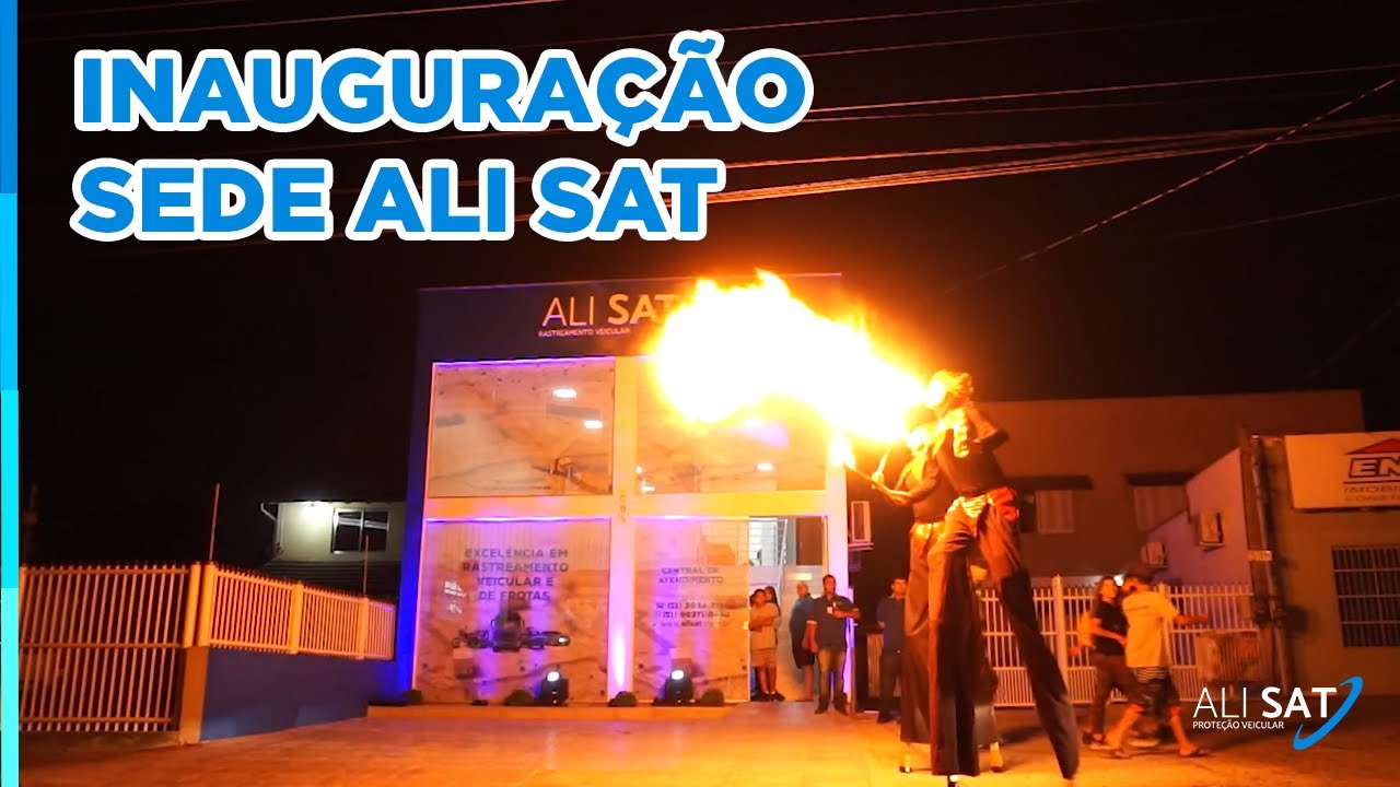 Inauguração nova sede Ali Sat! - YouTube
