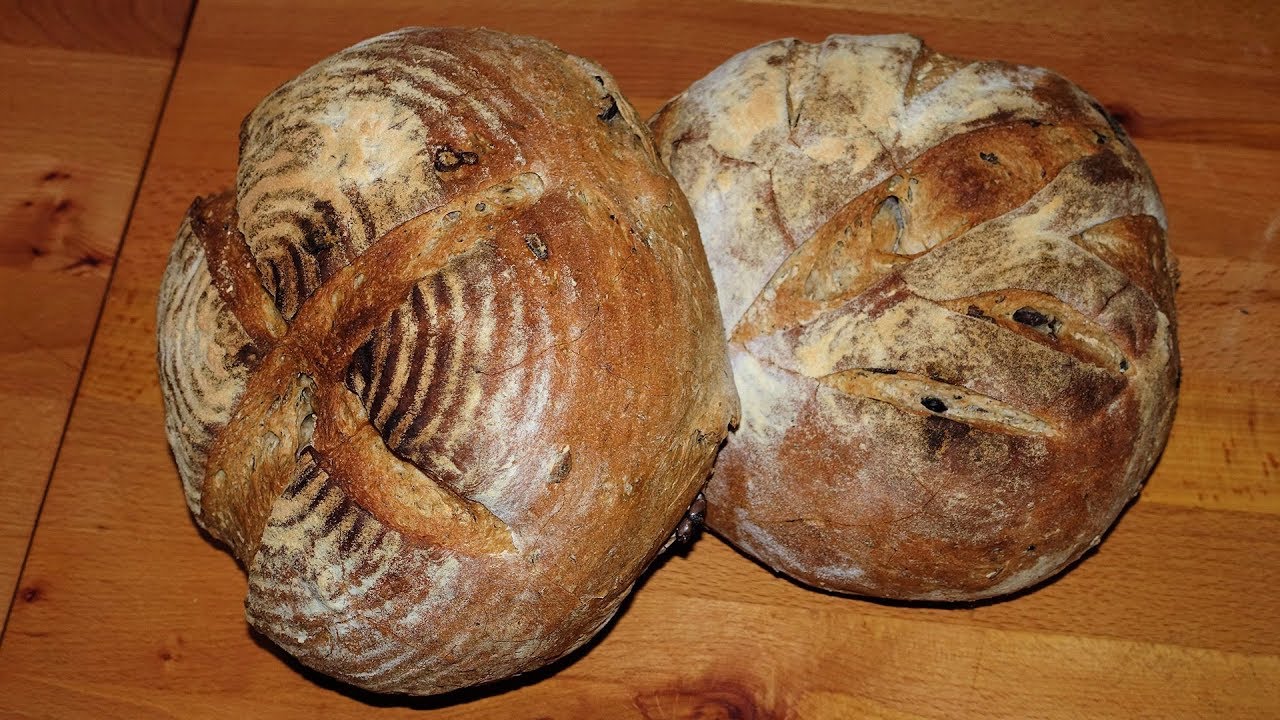 Pan Campesino de Aceitunas y Hierbas Provenzal paso a paso