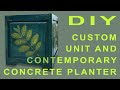 Make Your Own Unit Contemporary and Professional Look Concrete Planter