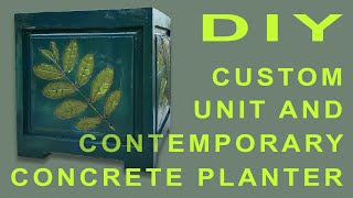 Make Your Own Unit Contemporary and Professional Look Concrete Planter