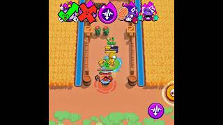 Who can escape the tick head?!😲  #brawlstars  #challenge