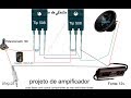 COMO FAZER UM AMPLIFICADOR CASEIRO POTENTE COM DOIS TRANSISTOR