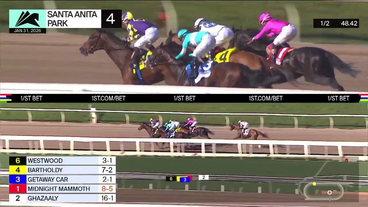 WESTWOOD wins the 2026 San Pasqual Stakes (G2)