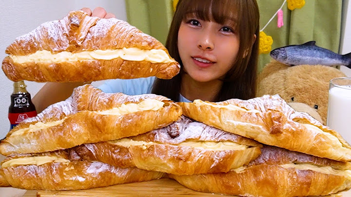 【大食い】コストコ新商品のカスタードクリームクロワッサン