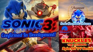 Third Sonic the Hedgehog film and Paramount+ live-action series announced -  Gematsu