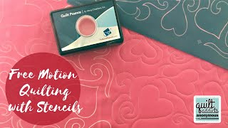 Easy Heart Meander Free Motion Quilting Design Perfect for Valentine's Day Quilts