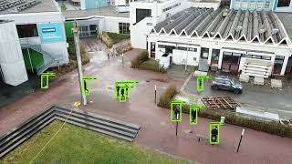 Pedestrian detection from uav videos
