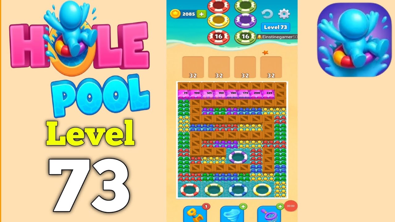 Hole Pool all people level 73 Walkthrough Solution - YouTube