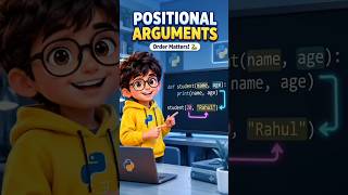 Python Positional Arguments Explained Simply 🐍💻 | Chotu Coder #36 #Shorts