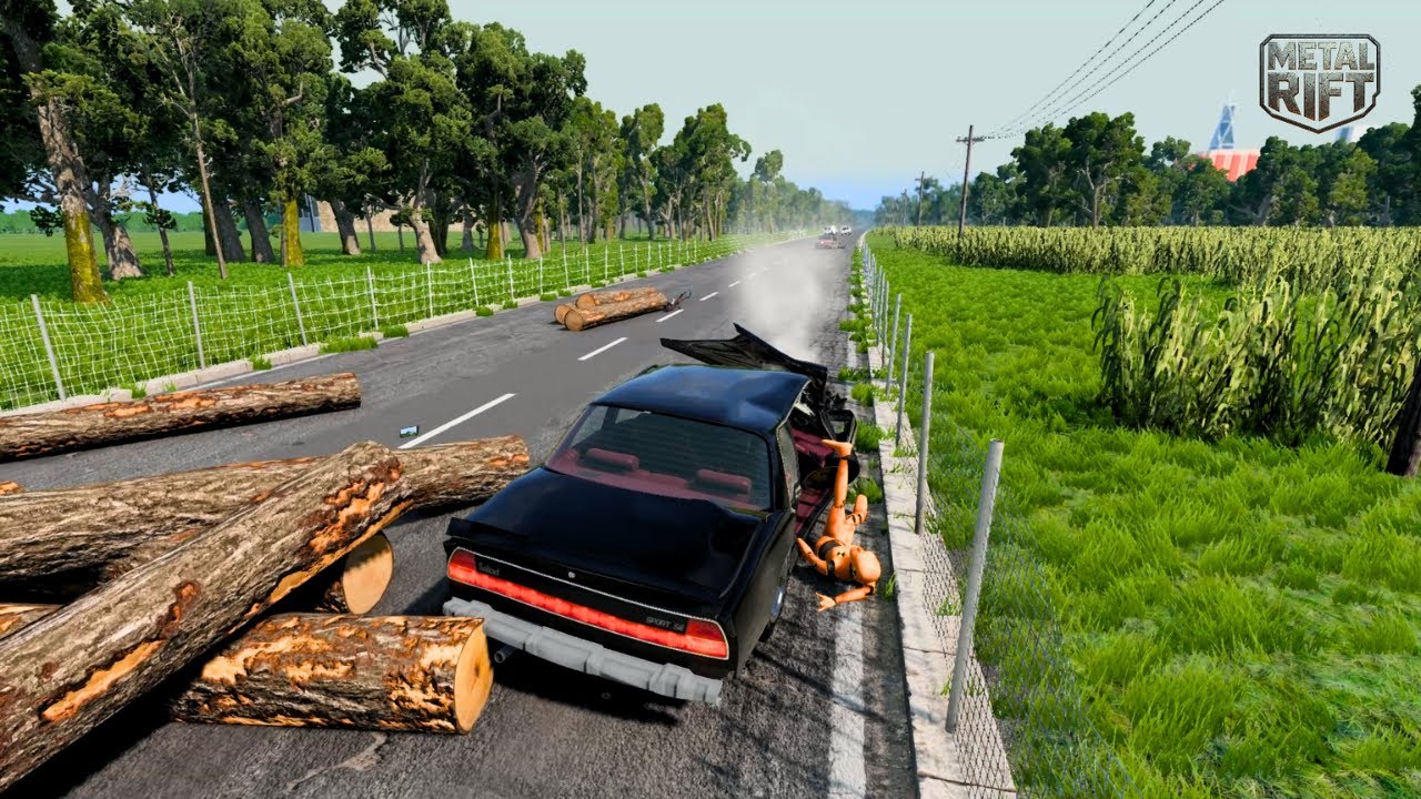 Epic High Speed Car Jumps #8 | BeamNG Drive | Metal Rift