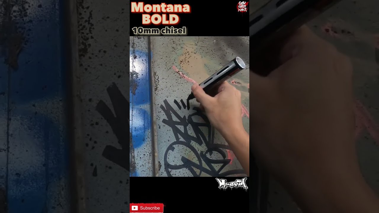 Montana Bold marker 10mm chisel