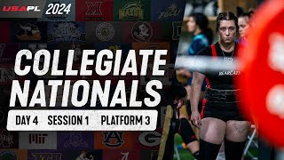 2024 USAPL Collegiate Nationals  |  Day 4 - Session 1 - Platform 3 | F-R 90 - 100+ kg