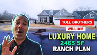 Toll Brothers William 2465sf Ranch Plan | Luxury Home Tour at Regency at Olde Towne Raleigh NC | 55 