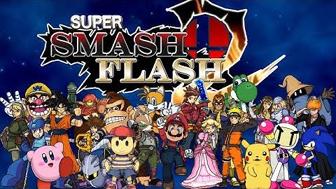 Super Smash Flash 2 v0.9b main menu  (music extended)