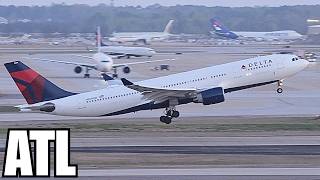 30 Minutes of NONSTOP Action at Atlanta! ✈️ Heavies, Golden Hour & Night Arrivals | 4K