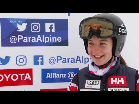 Mollie Jepsen wins women's super-G standing | 2018 World Para Alpine Skiing World Cup