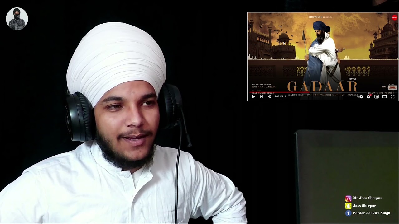 Gadaar ( Qaumi Dard ) - Dhadi Tarsem Singh Moranwali | Reaction Video | Mr Jass Reaction