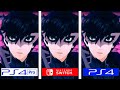 Persona 5 Scramble | Switch - PS4 - PS4 Pro | Graphics & Framerate Comparison