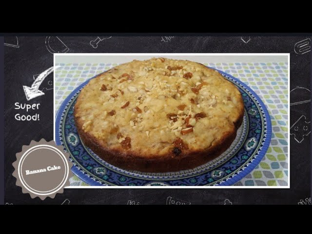 #9 Spongy Banana Cake | Banana Cake Without Oven | Aasheen