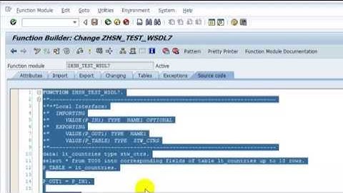 How To Create Webservice SOAP WSDL in SAP