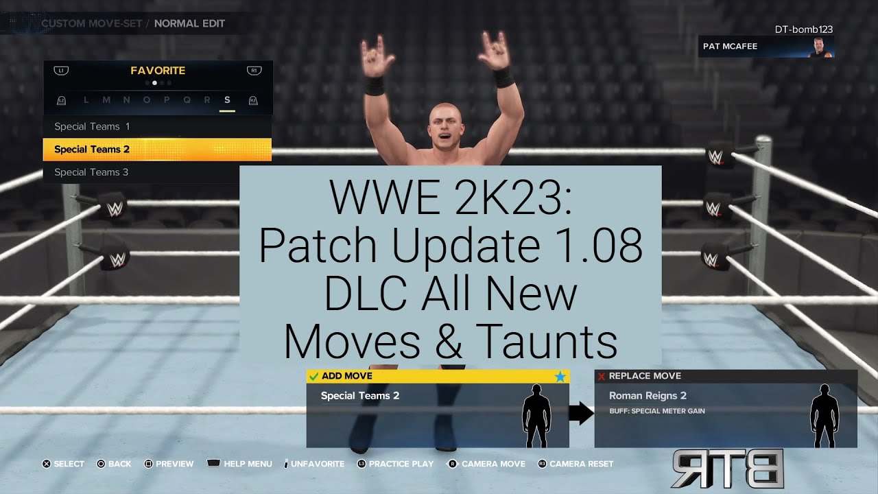 WWE 2K23 Revel With Wyatt All DLC Moves (Every DLC Move) 