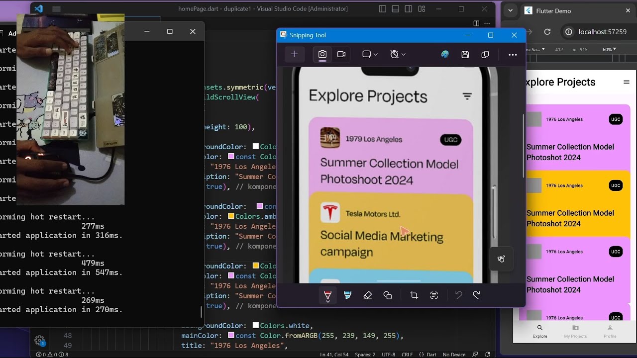 Duplicate UI Using FLUTTER - No Talking - YouTube