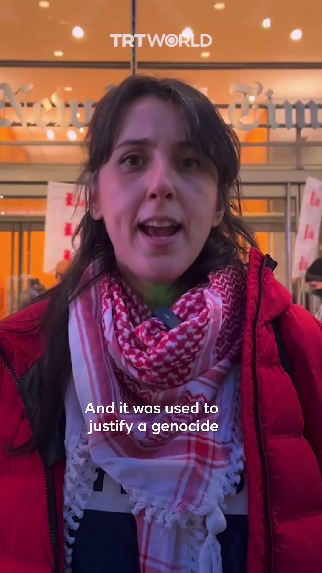 Protesters demand accountability from NYT over Israel-Palestine coverage