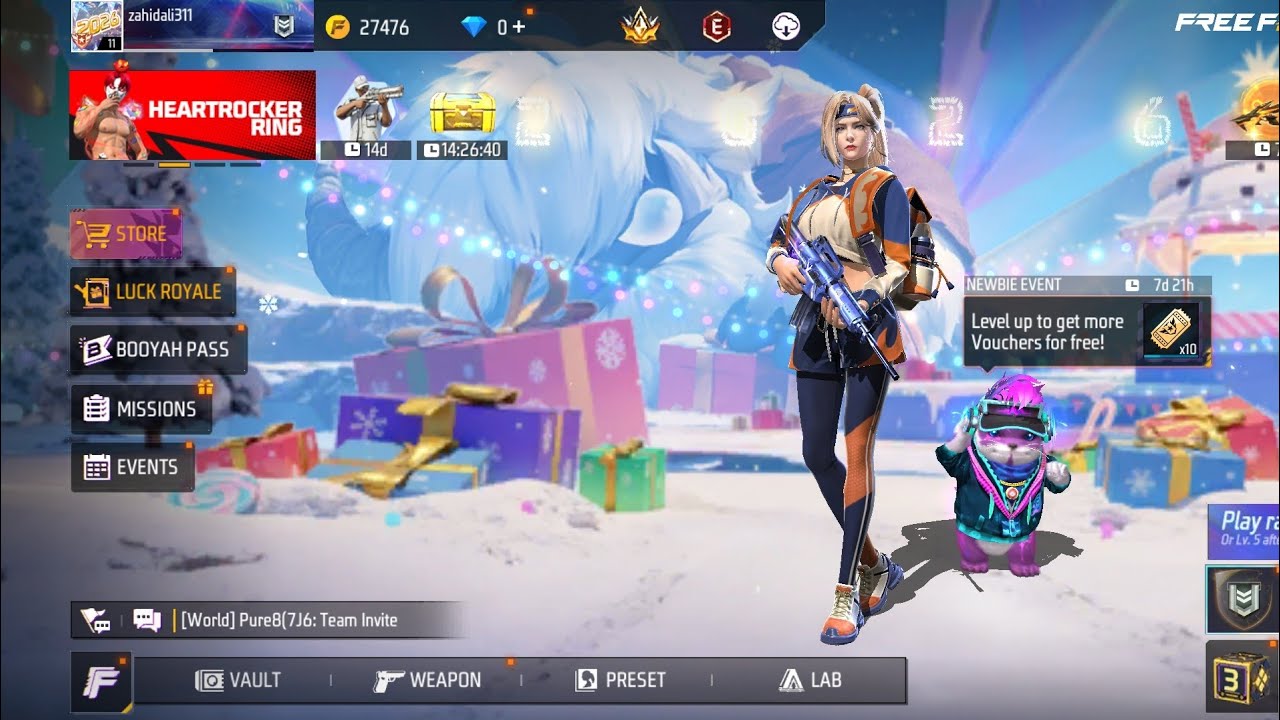 All inforMation  is live!XEmulator Hatao FF [Live] I am Back Bachao- Free Fire Live !!