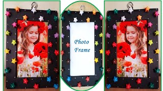 Photo frame ideas/Handmade photo frame/Paper Crafts/Arvi Best Art