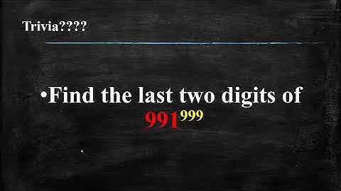 Find last two digits for a number with any power