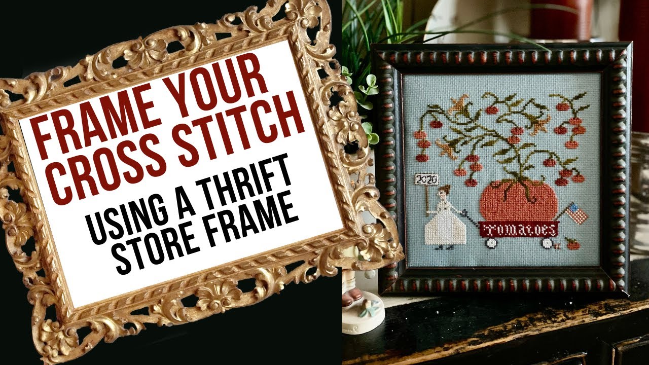 Cross stitching with 24ct GOLD embroidery thread! 100k Subscriber