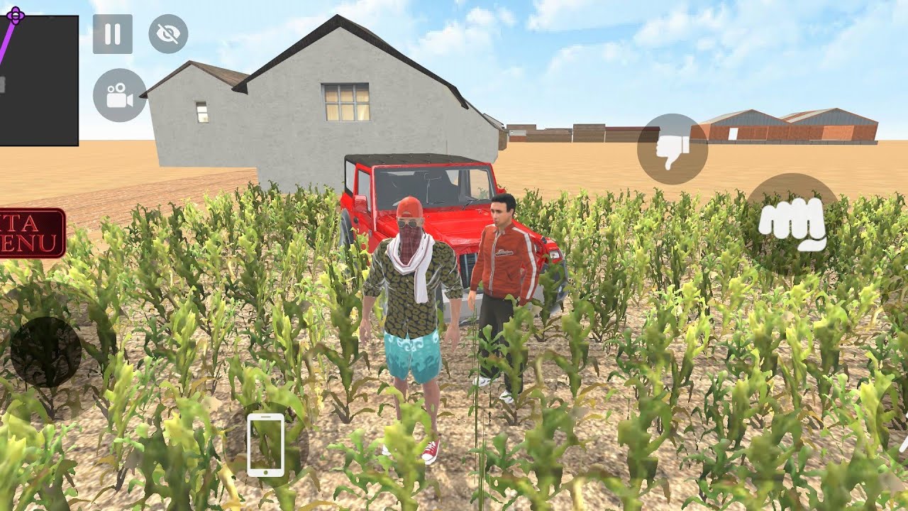 Franklin 🤑 taking his uncle to his village 🫠🚗🔥🚓 ll indian auto thieft 🥕😀 ll Android gameplay 