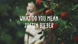 Justin Bieber - What Do You Mean (Lyrics)