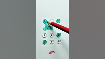 Number Matching Challenge 😳#art #maths #games #quiz#line #shorts