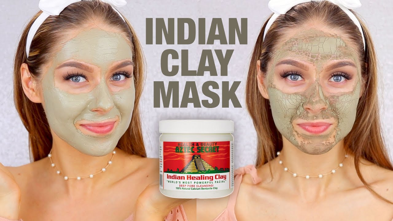 CLAY MASK REVIEW + TUTORIAL | Secret Indian Healing Clay - YouTube