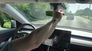 Tesla Full Self-Driving (Supervised) drives me with 0 interventions, 1 white knuckle slow down￼