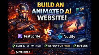AI Built This Animated Website and Fixed Every Bug! (Antigravity + TestSprite)