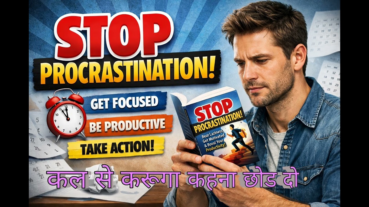 Stop Procrastination Today | Powerful Audio Book for Focus, Discipline & Success