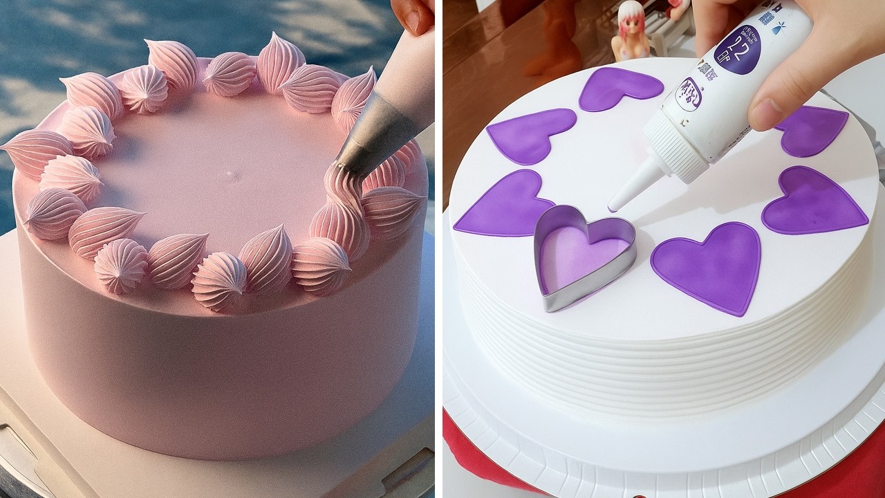 Amazing Cake Decorating Ideas With Topping Cream | Most Satisfying Cake Decorating Tutorial