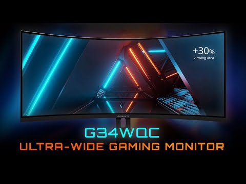 GIGABYTE G34WQC Ultra-wide Gaming Monitor | Official Trailer